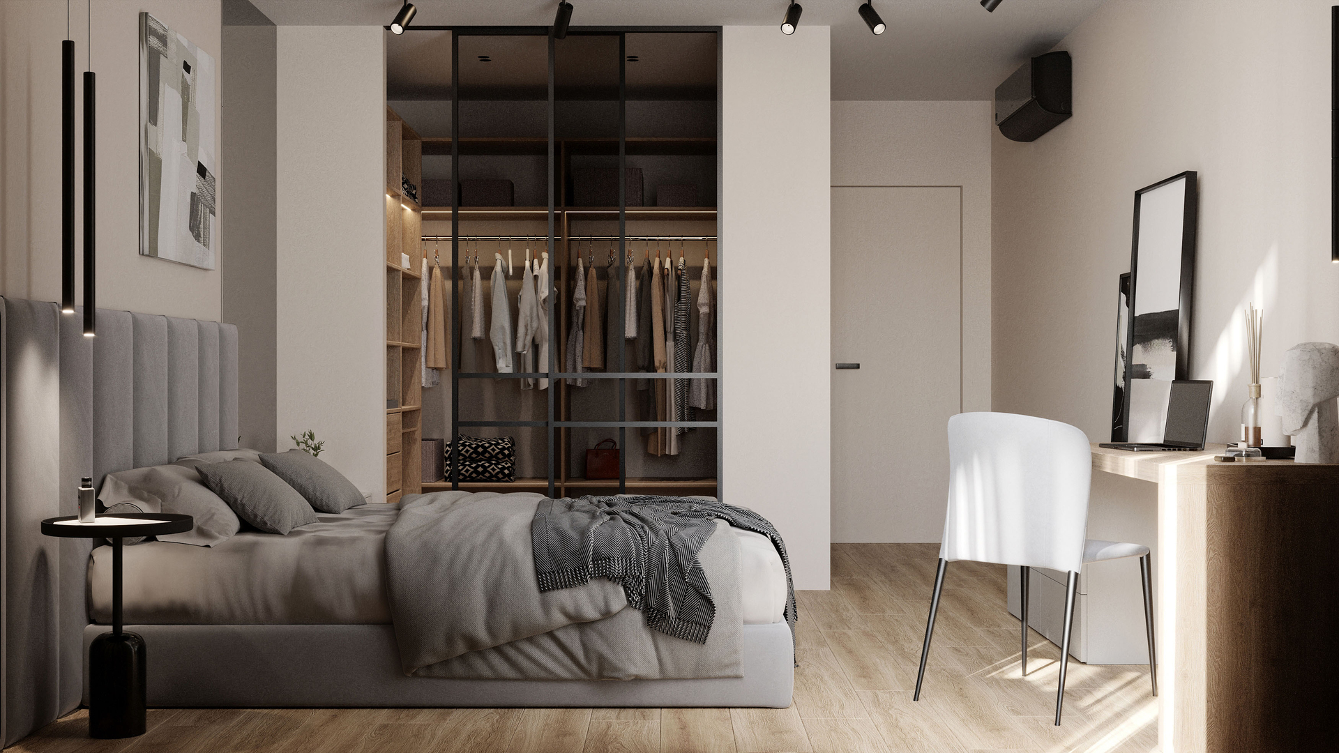 3к квартира (93 кв.м). Современный стиль
